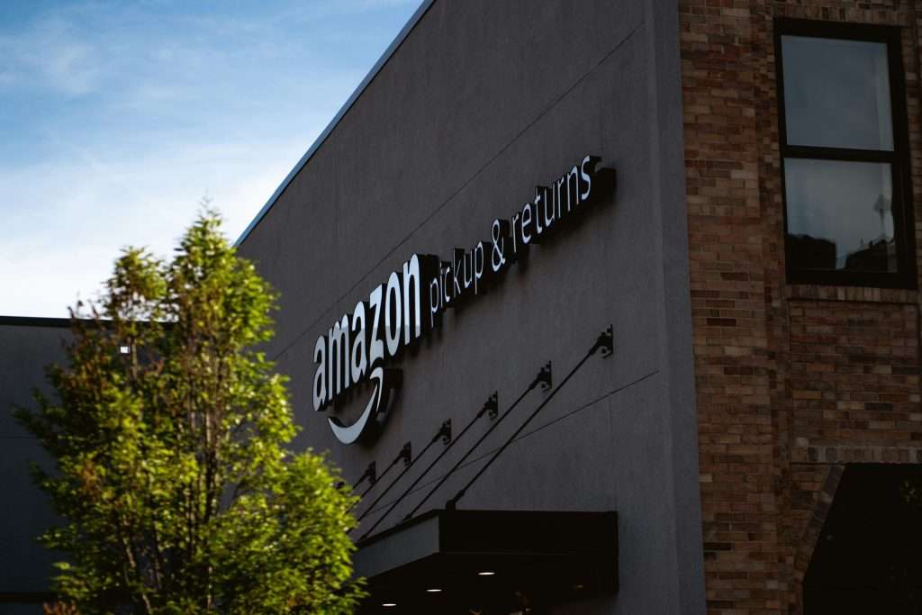 Amazon returns and logistics centre.