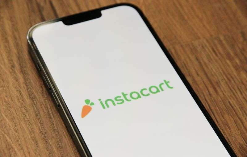 An Instacart App showing on a Smartphone.