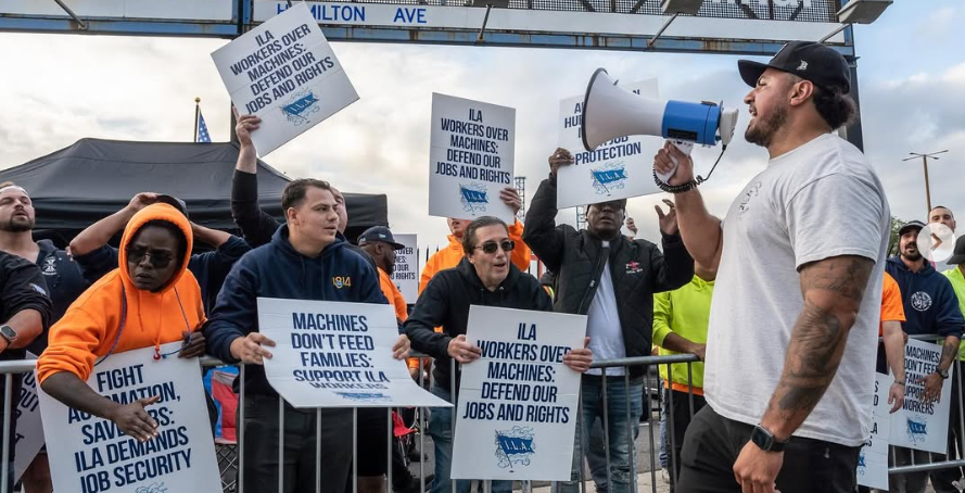 Trump opposes port automation, siding with dockworkers over profits in the ILA-USMX dispute.