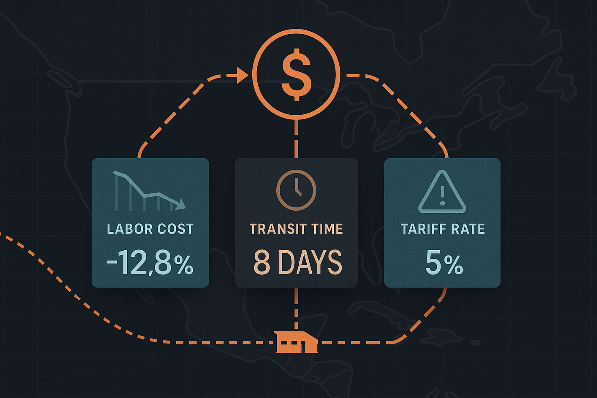 Live Cost Engines Redefine Nearshoring Decision Rules
