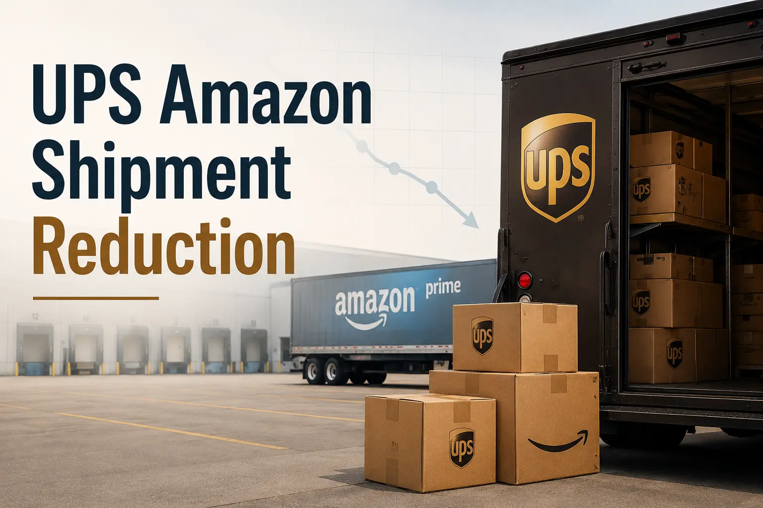 UPS Amazon Shipment Reduction